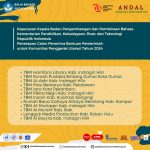 Penerima Bantuan Pemerintah untuk Komunitas Penggerak Literasi Tahun 2024